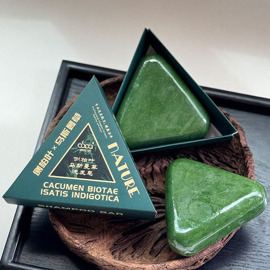 120g Seven Green Platycladi Usman Grass Handmade Shampoo Flushing Anti-removal Hair Refreshing Clean Soap Healthy And Nouri F2Y2